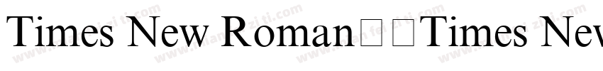 Times New Roman下载Times New Roman字体转换